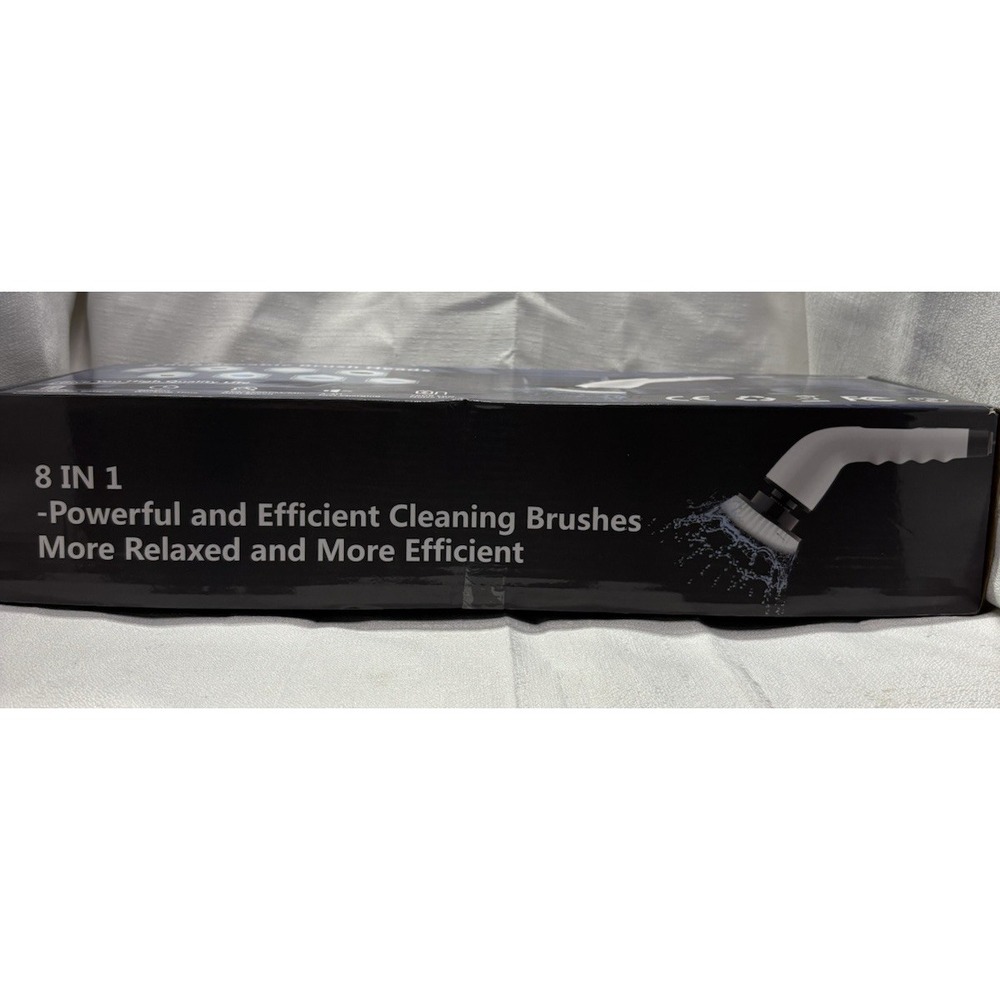 8 in 1 Electric Spin Scrubber with 8 Replaceable Brush Heads, Multi-Functional‎ - Picture 3 of 9